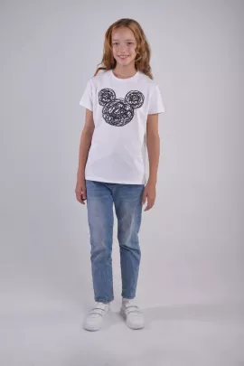 Футболка детская для девочек Kiki арт.6173812