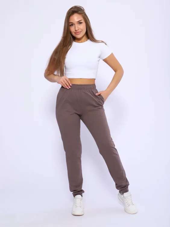 Брюки женские 8-046в (капучино)