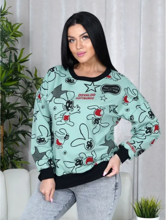 Женева кофта женская (зеленый)