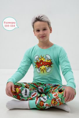 Пижама БУМ длинный рукав с брюками детская