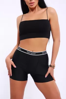 Трусы шорты-боксеры 74307 черный последний размер