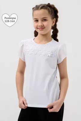 Мимоза блузка детская кор. рукав