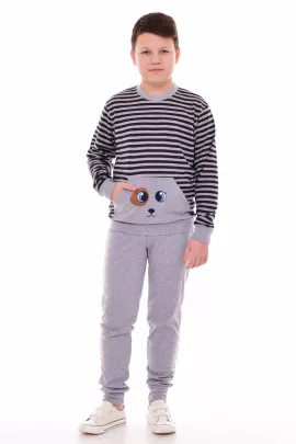 Пижама детская 7-252 (серый)