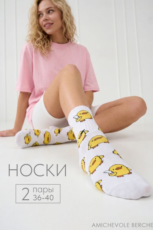 Носки женские Утки (набор 2 пары)