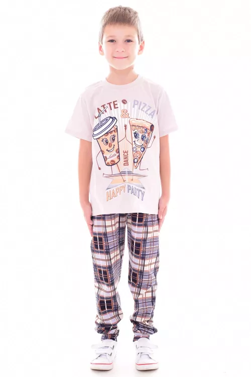Пижама детская 7-257, Пицца