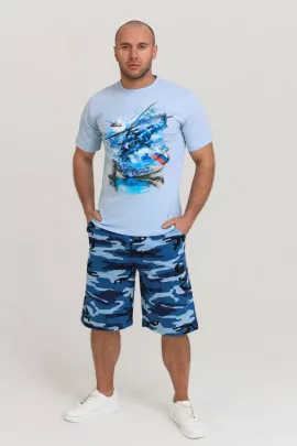 Костюм мужской Взлет голубой последний размер