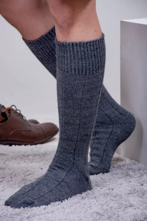 Гольфы мужские 24970 серый последний размер