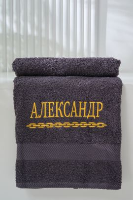 14418/11 " Имена" полотенце махровое плотность 400гр
